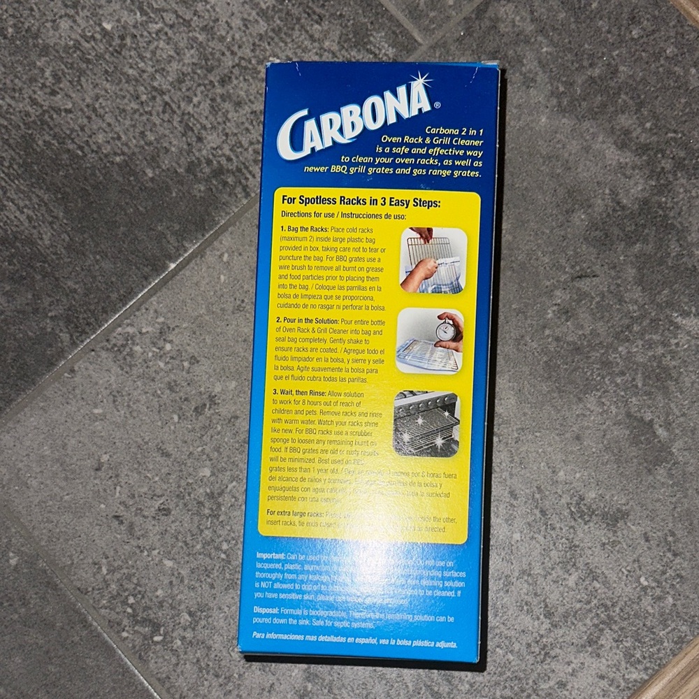 NWT Carbon Blue and Yellow Cleaning Solution - Picture 3 of 6